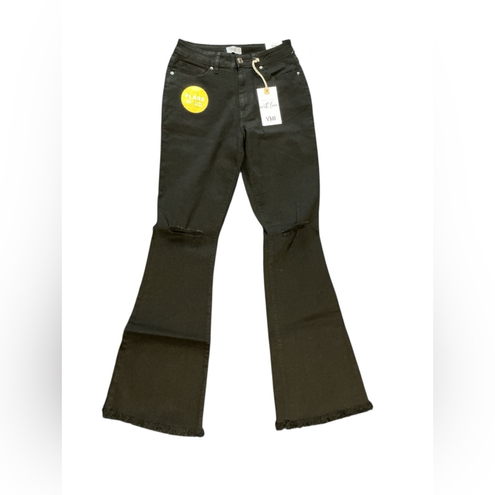 Women's Black Flare Jeans